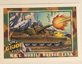 GI Joe 1991 Vintage Trading Card #11 Mobile Battle Tank - £1.61 GBP