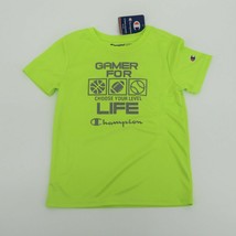 Champion Boys Sweet Green Short Sleeve Shirt 5/6 - £7.11 GBP