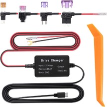 Dash Cam Hardwire Kit Mini USB Hard Wire Kit for Dashcam 12 30V to 5V Ca... - £25.51 GBP