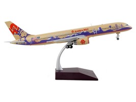 Boeing 757-200 Commercial Aircraft &quot;America West Airlines&quot; Beige with Purple Gr - £97.72 GBP