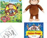 Curious George Gift Set - 8 Stories by H A Rey, Book Character Stuffed A... - $56.99
