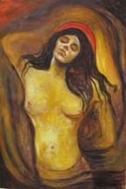 Edvard Munch MadonnaFine Oil Painting Giclee Print Canvas 18x24 - £13.44 GBP