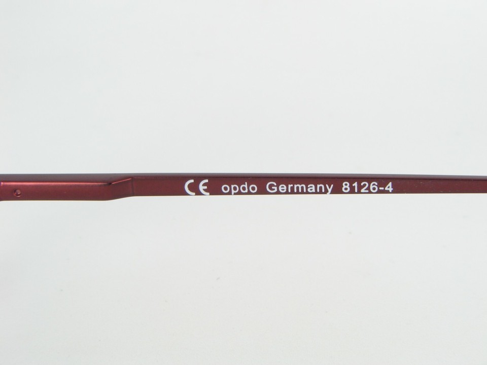 Opdo Eyewear 8126-4 BURGUNDY EYEGLASSES GLASSES METAL FRAME 47-23-148mm "READ" Item image 10