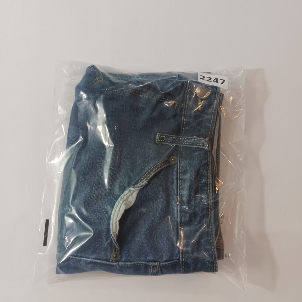 Universal Thread Women's Blue Denim Cotton Blend 1/4 Front Zip Skirt Size 14/32 Item image 14