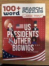 US Presidents And Other Bigwigs  100+ WORD SEARCH PUZZLES NEW - £9.58 GBP