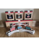 Hallmark 1991 Claus &amp; Co R.R Holiday Christmas Train Display Ornament Se... - $13.49