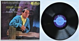 1958 Perry Como Sings Just For You Vinyl LP Record [Vinyl] Perry Como; Irving Be - £11.51 GBP
