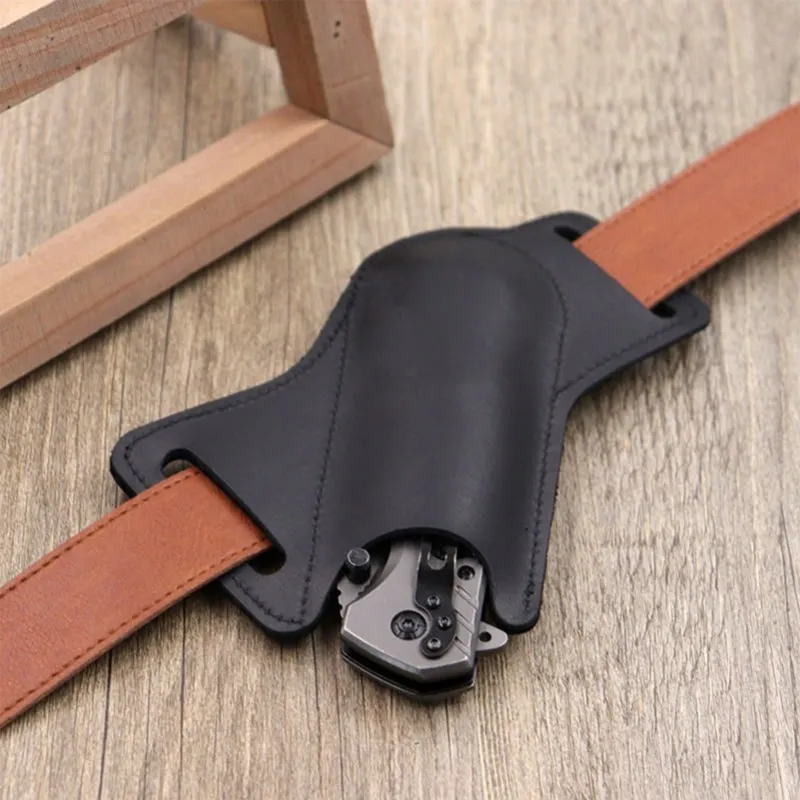 1pcs Anti-scratch Storage Sheath Folding Flick Knife Waist Belt Clip Holder - £27.97 GBP+