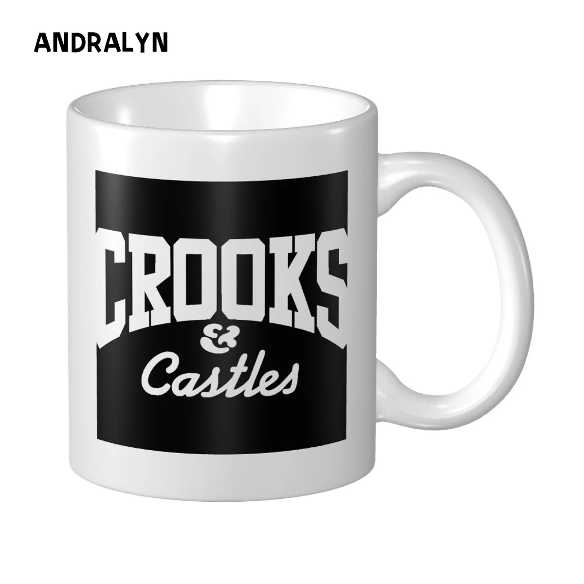 Crooks Castles Fashion Logo Mug Coffee Mugs Christmas GIft Cup Stanley Cups - £16.10 GBP