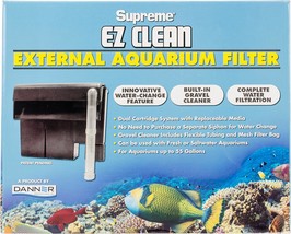 Supreme Ez Clean External 55 Gallon Filter With Built-In Water Change Si... - $54.99