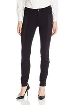 NWT $108 New Womens Kensie Jeans Skinny Ponte Knit Pants Black 26 Moto Tall Sued - $106.92