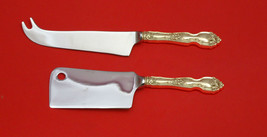 La Reine by Wallace Sterling Silver Cheese Server Serving Set 2pc HHWS  Custom - £91.76 GBP