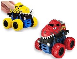 Monster Trucks Pull Back Dinosaur Kids Toy Choice Of Design Inertial Friction - £7.98 GBP
