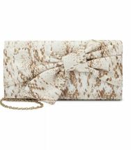 INC Bowah Hands Through Clutch Sunkissed Snake - £31.96 GBP