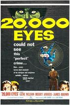 20,000 Eyes - 1961 - Movie Poster - £26.53 GBP