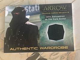 Arrow Season 2 Wardrobe Card M05 John Borrowman as The Dark Archer - $94.05