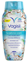 Vagisil Scentsitive Scents Daily Intimate Feminine Wash, Coconut Hibiscus, 12 Oz - £7.92 GBP