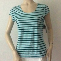 New Danskin In Motion Striped Workout Top (Size S) - £7.82 GBP