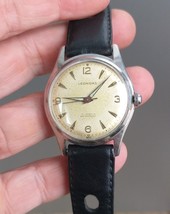 Vintage Hand Winder Manual Leonidas Steel Watch Swiss - $209.00