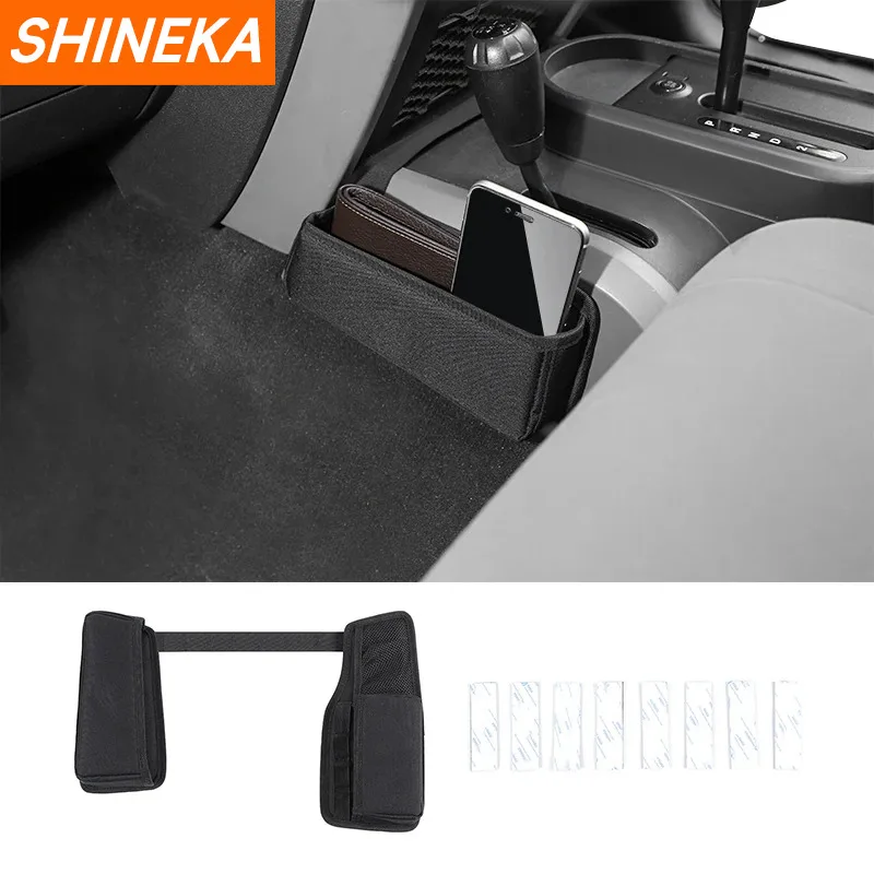 SHINEKA Stowing Tidying For Jeep Wrangler JK Car Gear Shift Storage Bag - £34.63 GBP