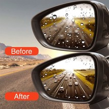 8Pcs/lot Waterproof Car Window Clear Rearview Mirror Protective Film Sticker  Ra - £93.87 GBP