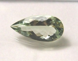 Montezuma Prasiolite 12.33CT 24x12x8mm Pear Loose Natural Gemstone  NEW - £45.17 GBP