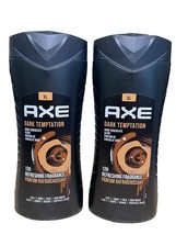 Axe XL 13.5 Oz Dark Temptation Dark Chocolate 3 In 1 Body Face & Hair Wash 2 Pac - $26.99
