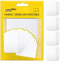 Premium Quality Fabric Iron-On Patches Inside & Outside Strongest Glue 100% Cott - £12.74 GBP