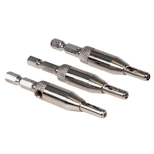 HINGE DRILL BIT SET 3 Piece Pro HSS 2 - 3.6mm Fitting Guide Set QR/DBG P257 - $10.83