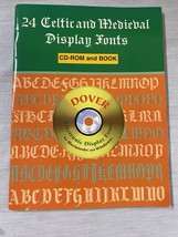 24 Celtic and Medieval Display Fonts (Dover Electronic Display Fonts - £12.45 GBP