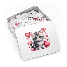 Jigsaw Puzzle in Tin, Cat, Personalised/Non-Personalised, awd-260 (30, 110, 252, - £27.26 GBP+