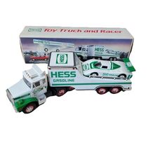 VTG 1991 Hess Toy Truck and Racer in Original Box Working - $14.80