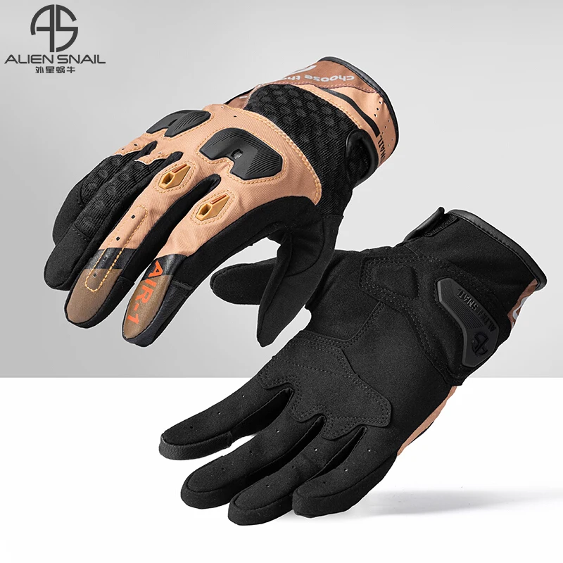  SNAIL Motorcycle Gloves  Men Women Touch Screen Cycling Full Finger Gloves Off- - £278.55 GBP