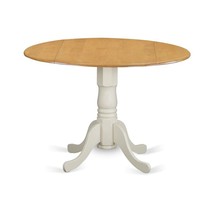 East West Furniture DLT-OLW-TP Dublin Modern Kitchen e - a Round Dining - $198.99