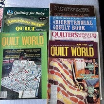 Vintage 1983 Quilt World Magazine + 6 other Quilting Books - £7.45 GBP