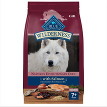 Wilderness High-Protein Natural Dry Food for Senior Dogs, Salmon , 4.5-l... - $31.89