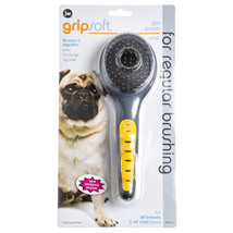 JW Pet GripSoft Pin Brush for Regular Brushing Small - 1 count JW Pet GripSoft P - £11.49 GBP