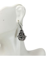 Ebros Celtic Emerald Element Knotwork Tribal Scroll Filigree Dangle Earr... - $15.49