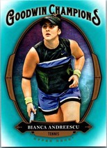 2020 GOODWIN CHAMPIONS TURQUOISE #27 BIANCA ANDREESCU TENNIS NM-MT - $2.69