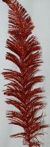 Tii Collections G3229 Red Swirled Decorative Tinsel Feather image 2