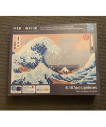 PIX BRIX Pixel Art Puzzle Bricks - The Great Wave Off Kanagawa Pixel Puz... - $56.51 CAD