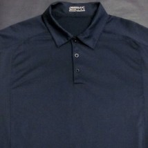 NIKE GOLF FIT DRY &quot;CAL BEARS&quot; MEN&#39;S (L) BLUE POLYESTER BLEND S/S POLO GO... - $31.74