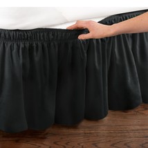 Elastic Bed Skirt Wrap Bedding Adjustable No Lifting Mattress  15 Colors... - $25.09+