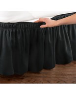 Elastic Bed Skirt Wrap Bedding Adjustable No Lifting Mattress  15 Colors... - $25.09+