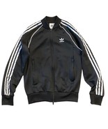 adidas Men&#39;s Originals Superstar Track Jacket Size Small Black Full Zip ... - $637.66 MXN