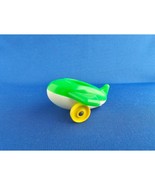 Vintage Fisher Price Little People Riders #656 -Green/White Baby Airplan... - $9.89