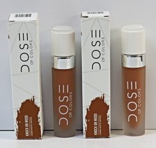 2x Dose of Colors Liquid Matte Lipstick Knock on Wood (Coffee and Cream Brown) - £20.03 GBP
