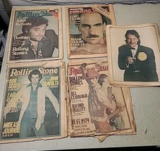 Rolling Stone Magazine 1978 Lot Of 5 Travolta Taylor Belushi Robin Williams - £29.49 GBP