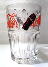 Coca Cola &amp; Coke ✱ Original Vtg Small Water Cup Glass Publicity ~ Rare - $24.74