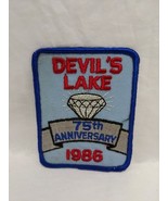 Vintage 1986 Wisconsin Devils Lake 75th Anniversary Embroidered Iron On ... - $16.81 CAD